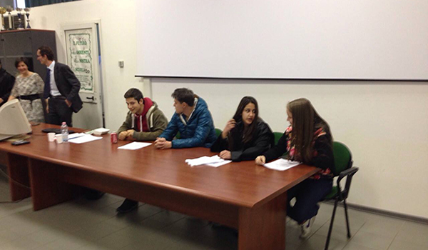 9 Aprile 2015: Educazione alla legalità (Foto dal post di I.I.S. G. Bontantini, Novara).